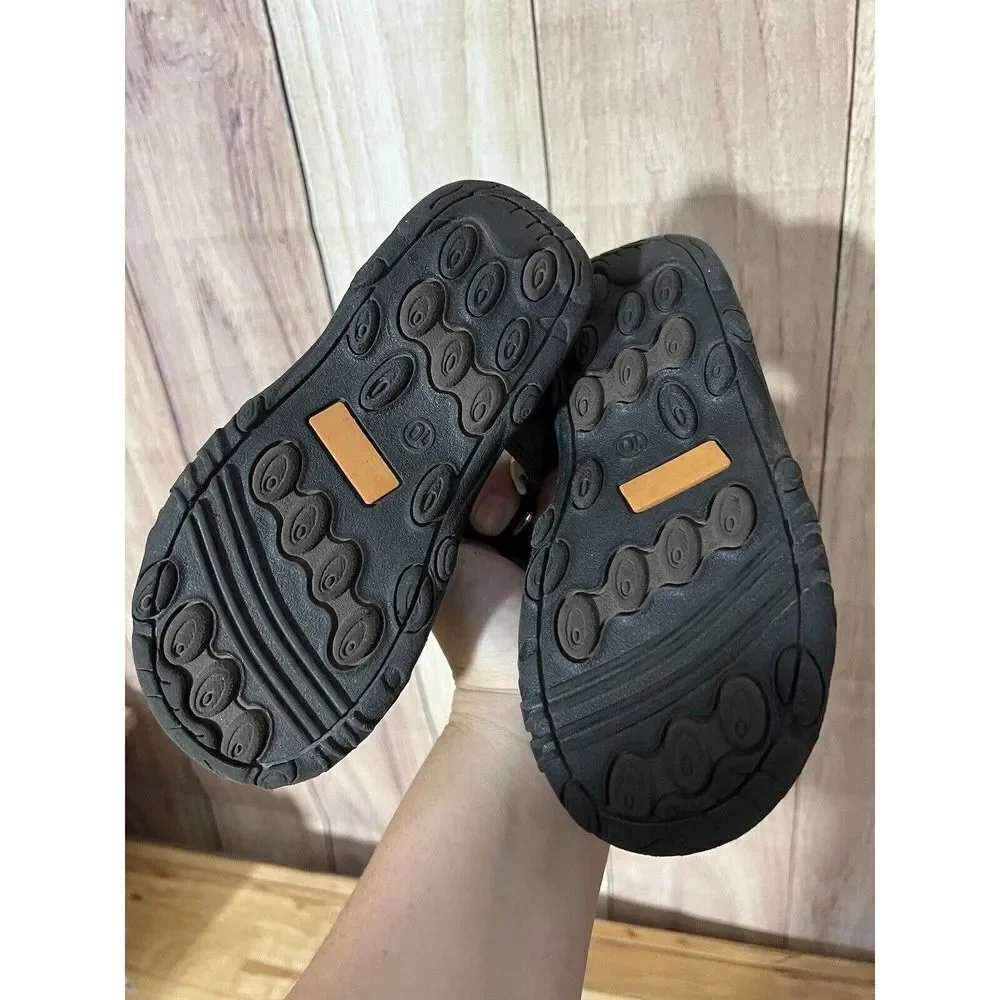Toddler Boys Cherokee Brown Leather Sandals
